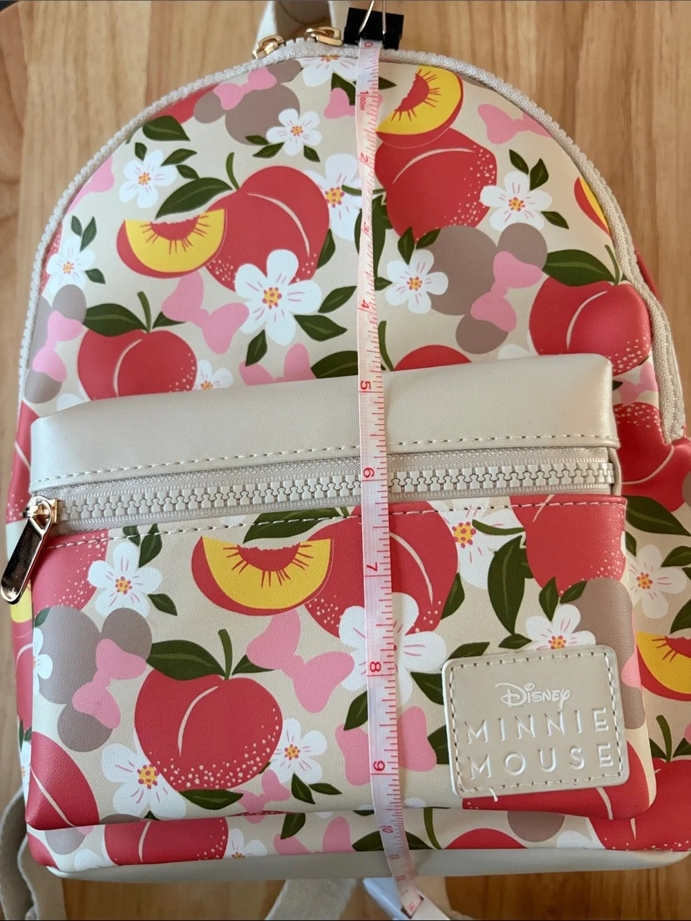 Disney Bioworld Minnie Mouse Peach Backpack